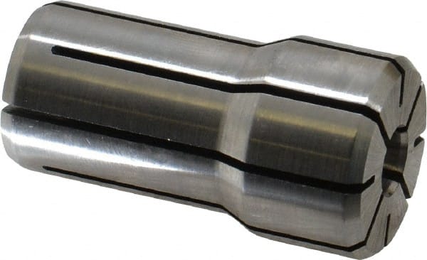 Kennametal - 1/4 Inch, 0.219 to 1/4 Inch Collet Capacity, Series DA100 Double Angle Collet - 1-7/16 Inch Overall Length, 0.769 Inch Overall Diameter, 0.001 Inch TIR - Exact Tooling