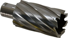 Hougen - 1-7/16" Diam x 2" Deep High Speed Steel Annular Cutter - Exact Tooling