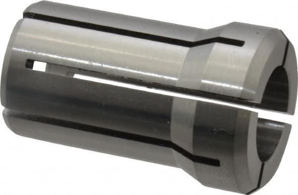Kennametal - 19/32 Inch, 9/16 to 19/32 Inch Collet Capacity, Series DA180 Double Angle Collet - 1-5/8 Inch Overall Length, 1.035 Inch Overall Diameter, 0.001 Inch TIR - Exact Tooling