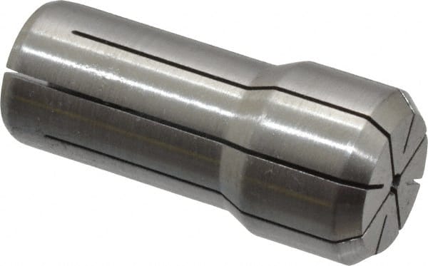 Kennametal - 3/64 Inch, 1/64 to 3/64 Inch Collet Capacity, Series DA200 Double Angle Collet - 1-3/16 Inch Overall Length, 0.539 Inch Overall Diameter, 0.001 Inch TIR - Exact Tooling