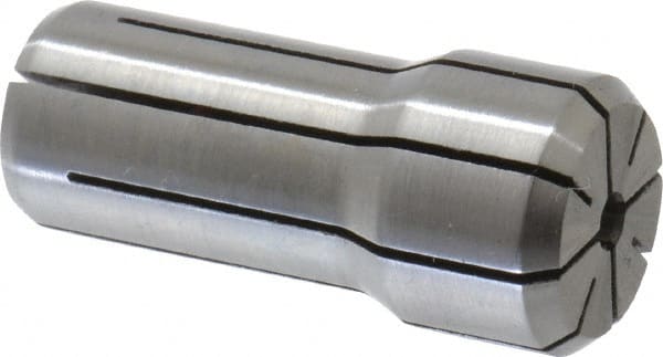 Kennametal - 3/32 Inch, 1/16 to 3/32 Inch Collet Capacity, Series DA200 Double Angle Collet - 1-3/16 Inch Overall Length, 0.539 Inch Overall Diameter, 0.001 Inch TIR - Exact Tooling