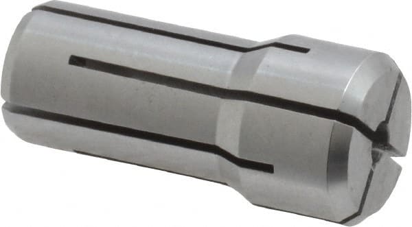 Kennametal - 1/8 Inch, 0.0938 to 1/8 Inch Collet Capacity, Series DA200 Double Angle Collet - 1-3/16 Inch Overall Length, 0.539 Inch Overall Diameter, 0.001 Inch TIR - Exact Tooling
