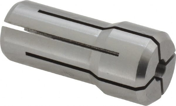 Kennametal - 5/32 Inch, 1/8 to 5/32 Inch Collet Capacity, Series DA200 Double Angle Collet - 1-3/16 Inch Overall Length, 0.539 Inch Overall Diameter, 0.001 Inch TIR - Exact Tooling