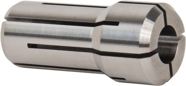 Kennametal - 1/4 Inch, 0.2188 to 1/4 Inch Collet Capacity, Series DA200 Double Angle Collet - 1-3/16 Inch Overall Length, 0.539 Inch Overall Diameter, 0.001 Inch TIR - Exact Tooling