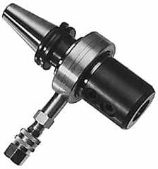 Collis Tool - CAT50 Outside Taper, VF50 Inside Taper, 3/4" Hole Diam, CAT-VF Coolant Adapter - 4.56" Projection, 8.56" OAL, Through Coolant - Exact Tooling