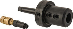 Collis Tool - 3MT Outside Taper, 1-1/4" Hole Diam, Coolant Adapter - 4.44" Projection, 8.13" OAL, Through Coolant - Exact Tooling