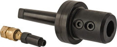 Collis Tool - 4MT Outside Taper, 1-1/4" Hole Diam, Coolant Adapter - 4-1/2" Projection, 9.13" OAL, Through Coolant - Exact Tooling