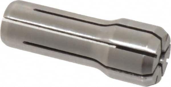 Kennametal - 3/32 Inch, 1/16 to 3/32 Inch Collet Capacity, Series DA300 Double Angle Collet - 1 Inch Overall Length, 3/8 Inch Overall Diameter, 0.001 Inch TIR - Exact Tooling