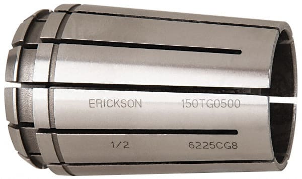 Kennametal - TG/PG 150 1/2" Standard Single Angle Collet - 12.7mm TIR, 76.2mm OAL, 12.7mm Overall Diam - Exact Tooling