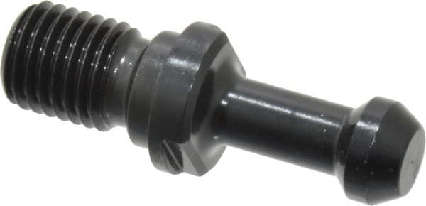 Parlec - C Style, BT40 Taper, M16x2 Thread, 45° Angle Radius, Standard Retention Knob - 2.36" OAL, 0.588" Knob Diam, 0.23" Flange Thickness, 1-3/8" from Knob to Flange, 0.669" Pilot Diam - Exact Tooling