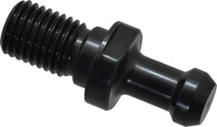 Parlec - C Style, BT50 Taper, M24x3 Thread, 45° Angle Radius, Standard Retention Knob - 3.34" OAL, 0.904" Knob Diam, 0.39" Flange Thickness, 1.77" from Knob to Flange, 0.983" Pilot Diam - Exact Tooling