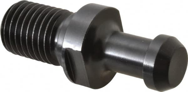 Parlec - B Style, CAT50 Taper, 1-8 Thread, 90° Angle Radius, Standard Retention Knob - 3.32" OAL, 0.904" Knob Diam, 0.4" Flange Thickness, 1.78" from Knob to Flange, 1.026" Pilot Diam - Exact Tooling