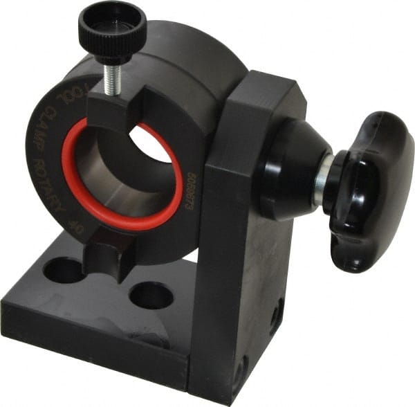 ETM - 5 Positions, 40 Compatible Tool Holder Tightening Fixture - 82mm Head Diam, 104mm Base Length, 127.99mm Overall Height - Exact Tooling