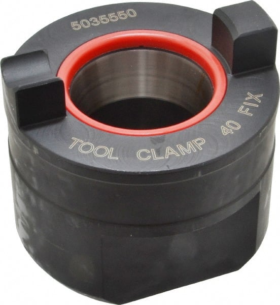 ETM - 1 Position, 40 Compatible Tool Holder Tightening Fixture - 82mm Head Diam, 58mm Base Length, 2.362" Overall Height - Exact Tooling