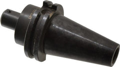 Made in USA - CAT40 Taper Shank 1/8" Hole End Mill Holder/Adapter - 25/32" Nose Diam, 2.31" Projection - Exact Tooling