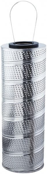 Parker - 6-1/4" OD, 10µ, Resin Cellulose Pleated-Resin Bonded Cartridge Filter - 36" Long - Exact Tooling