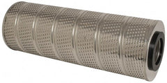 Parker - 6-1/4" OD, 10µ, Resin Cellulose Pleated-Resin Bonded Cartridge Filter - 18" Long - Exact Tooling