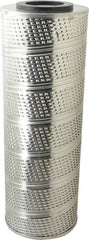 Parker - 6-1/4" OD, 30µ, Resin Cellulose Pleated-Resin Bonded Cartridge Filter - 18" Long - Exact Tooling