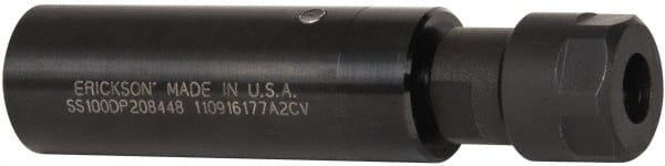 Kennametal - Straight Shank, Series DA200, Double Angle Reamer Collet Chuck - 1-1/2 Inch Projection, 1/64 to 3/8 Inch Collet Capacity, 3 Inch Shank Length - Exact Tooling