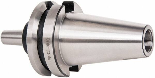 Interstate - BT40 Outside Taper, JT2 Inside Taper, BT to Jacobs Taper Adapter - 45mm Projection, 132.6mm OAL - Exact Tooling