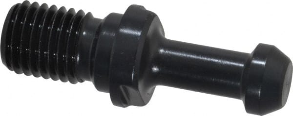 Parlec - C Style, BT40 Taper, M16x2 Thread, 60° Angle Radius, Standard Retention Knob - 2.36" OAL, 0.588" Knob Diam, 0.23" Flange Thickness, 1-3/8" from Knob to Flange, 0.669" Pilot Diam - Exact Tooling