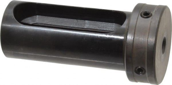 Global CNC Industries - 3/8" ID, 1-1/2" OD, 3-1/4" Length Under Head, Type Z Lathe Tool Holder Bushing - 3/4" Head Thickness, 2-7/8" Slot Length - Exact Tooling