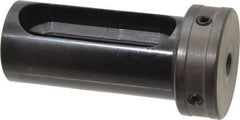 Global CNC Industries - 3/8" ID, 1-1/2" OD, 3-1/4" Length Under Head, Type Z Lathe Tool Holder Bushing - 3/4" Head Thickness, 2-7/8" Slot Length - Exact Tooling