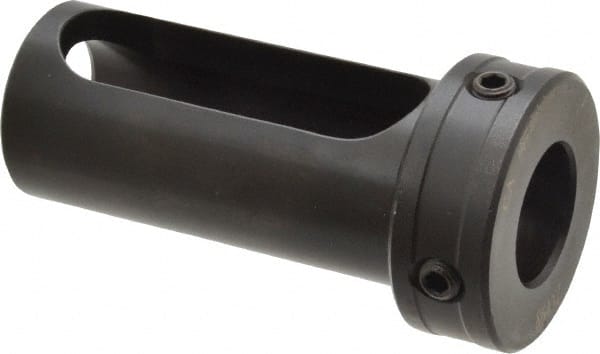 Global CNC Industries - 1" ID, 1-1/2" OD, 3-1/4" Length Under Head, Type Z Lathe Tool Holder Bushing - 3/4" Head Thickness, 2-7/8" Slot Length - Exact Tooling