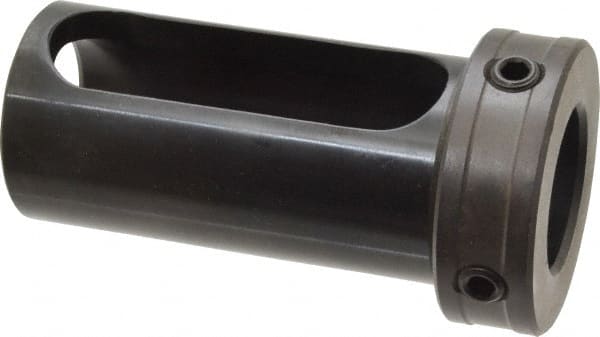 Global CNC Industries - 1-1/4" ID, 1-3/4" OD, 3-1/2" Length Under Head, Type Z Lathe Tool Holder Bushing - 3/4" Head Thickness, 3-1/8" Slot Length - Exact Tooling