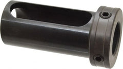 Global CNC Industries - 1-1/4" ID, 1-3/4" OD, 3-1/2" Length Under Head, Type Z Lathe Tool Holder Bushing - 3/4" Head Thickness, 3-1/8" Slot Length - Exact Tooling