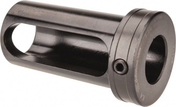 Global CNC Industries - 1-1/4" ID, 2" OD, 3-3/4" Length Under Head, Type Z Lathe Tool Holder Bushing - 3/4" Head Thickness, 3-3/8" Slot Length - Exact Tooling