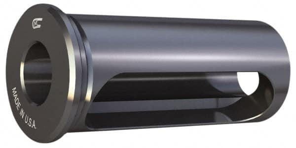 Global CNC Industries - 7/8" ID, 1-3/4" OD, 3-1/2" Length Under Head, Type C Lathe Tool Holder Bushing - 3-1/8" Slot Length - Exact Tooling