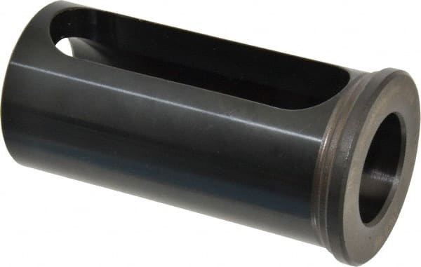 Global CNC Industries - 1-1/4" ID, 2" OD, 4" Length Under Head, Type C Lathe Tool Holder Bushing - 3-5/8" Slot Length - Exact Tooling