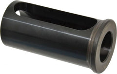 Global CNC Industries - 1-1/4" ID, 2" OD, 4" Length Under Head, Type C Lathe Tool Holder Bushing - 3-5/8" Slot Length - Exact Tooling
