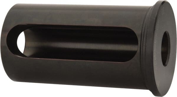 Global CNC Industries - 1" ID, 2-1/2" OD, 4-1/2" Length Under Head, Type C Lathe Tool Holder Bushing - 4-1/8" Slot Length - Exact Tooling