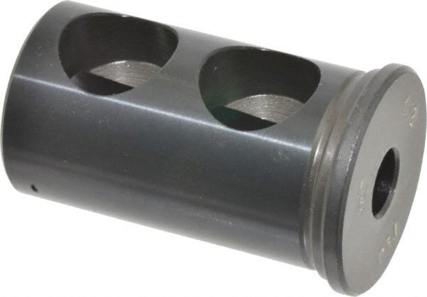 Global CNC Industries - 1/2" ID, 1-1/2" OD, 2-1/2" Length Under Head, Type J Lathe Tool Holder Bushing - 7/8" Hole Diam - Exact Tooling