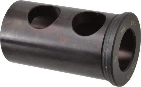Global CNC Industries - 1-1/4" ID, 2" OD, 3-1/2" Length Under Head, Type J Lathe Tool Holder Bushing - 1" Hole Diam - Exact Tooling