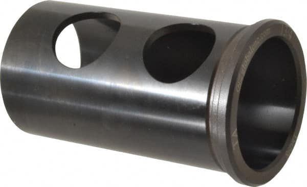 Global CNC Industries - 1-3/4" ID, 2" OD, 3-1/2" Length Under Head, Type J Lathe Tool Holder Bushing - 1" Hole Diam - Exact Tooling