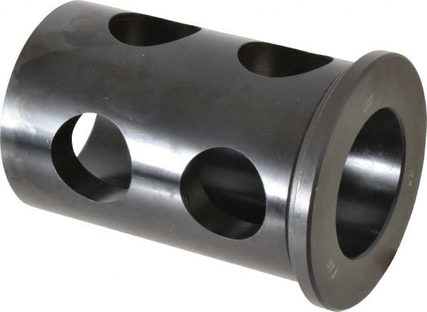 Global CNC Industries - 2" ID, 3" OD, 4-1/2" Length Under Head, Type J Lathe Tool Holder Bushing - 1-1/4" Hole Diam - Exact Tooling