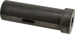 Global CNC Industries - MT2 Inside Morse Taper, Standard Morse Taper to Straight Shank - 5" OAL, Alloy Steel, Hardened & Ground Throughout - Exact Tooling