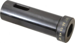 Global CNC Industries - MT3 Inside Morse Taper, Standard Morse Taper to Straight Shank - 5" OAL, Alloy Steel, Hardened & Ground Throughout - Exact Tooling