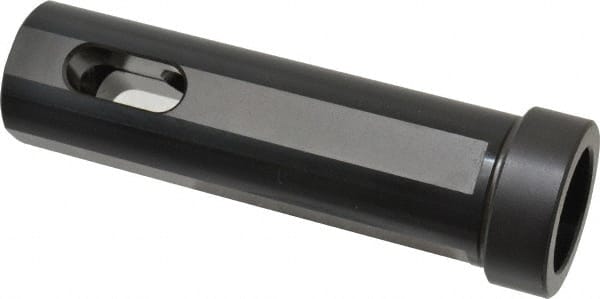 Global CNC Industries - MT4 Inside Morse Taper, Standard Morse Taper to Straight Shank - 5-3/4" OAL, Alloy Steel, Hardened & Ground Throughout - Exact Tooling