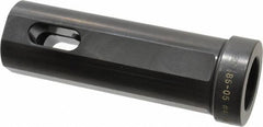Global CNC Industries - MT4 Inside Morse Taper, Standard Morse Taper to Straight Shank - 5-3/4" OAL, Alloy Steel, Hardened & Ground Throughout - Exact Tooling