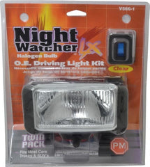 Peterson - 55 Watt Clear Automotive Auxilary Light - ABS Plastic, 4.6 Amp, 12 V - Exact Tooling