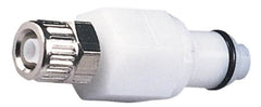 CPC Colder Products - 3/8" OD, Acetal Push-to-Connect Male Connector - 120 Max psi, 3/4" ID, White - Exact Tooling