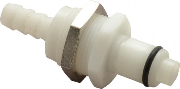 CPC Colder Products - Acetal Push-to-Connect Male Connector - 120 Max psi, 1/4" ID, White - Exact Tooling