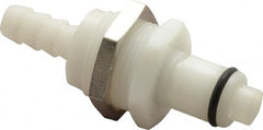 CPC Colder Products - Acetal Push-to-Connect Male Connector - 120 Max psi, 1/4" ID, White - Exact Tooling