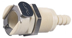 CPC Colder Products - Acetal Push-to-Connect Female Connector - 120 Max psi, 1/4" ID, Tan - Exact Tooling