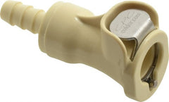 CPC Colder Products - Acetal Push-to-Connect Tube Female Connector - 120 Max psi, 1/4" Inside Diam, White - Exact Tooling