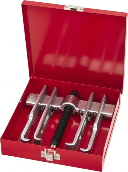 Proto - 6" Spread, 6 Ton Capacity, Puller - 7" Long, For Bearings, Gears & Pulleys - Exact Tooling